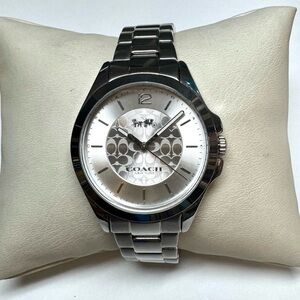 Coach Libby C4719 Stainless Steel Silver "C" Dial Wrist Watch